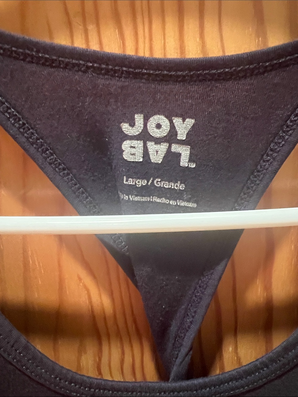 JoyLab Navy Racerback Workout Tank - Picture 3 of 4